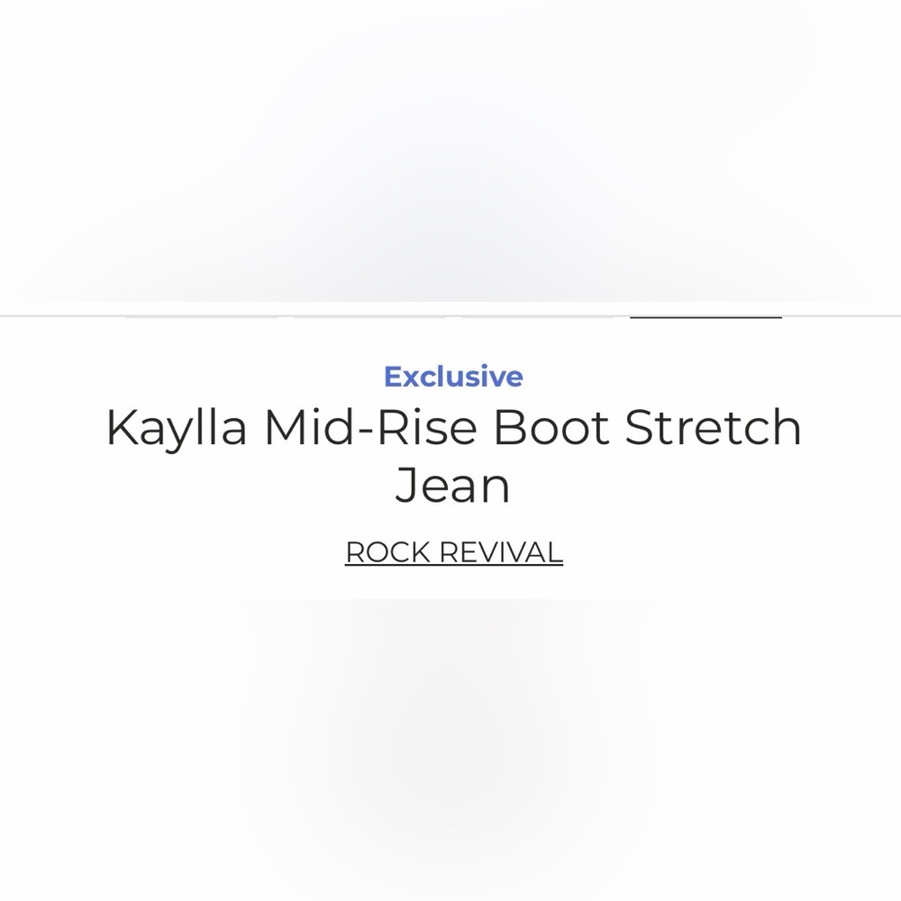 🌟Rock Revival Jeans Kaylla Style Boot Jean🌟 - Picture 14 of 15